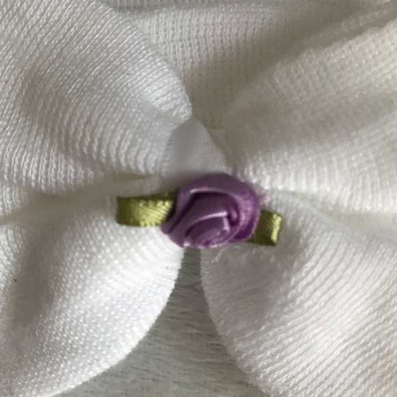 Deluxe Newborn Baby Girl 3 piece Bow Beanie Set - Picture 7 of 9